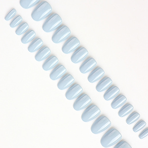 AIERFEI <span class=keywords><strong>Faux</strong></span> <span class=keywords><strong>ongles</strong></span> ovales faciles à appliquer, 30 pièces, prêts à porter, gel souple, à presser, sans <span class=keywords><strong>colle</strong></span>, application simple - Product Image 3
