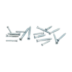 Tornillos autorroscantes de cabeza plana con hexágono interior Manka Hardware para madera, para gabinetes y muebles, grado A, zincados. - Product Image 3
