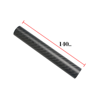 12mm 15mm 19mm 22mm 1 pouce 40mm 45mm 90mm Fabrication sur mesure Tube en fibre de carbone 3k