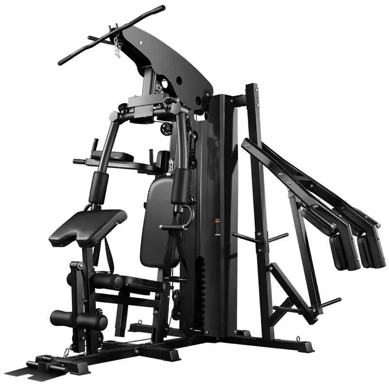 Wholesale Home Exercise Machine Multi Function Home Gym Fitness Equipment Three Station Home Gym With Squat Machine