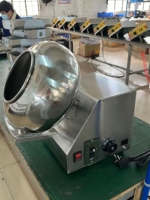 Machine à enrober le chocolat en acier inoxydable pour le polissage de bonbons en petites séries et la production de snacks enrobés de chocolat