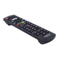 Télécommande universelle à code fixe HUAYU RM-L1268 pour téléviseurs Panasonic Smart Plasma Viera HDTV 3D LCD LED avec 2 piles AAA