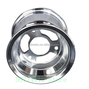 Silver Wheel Rim 6'' 6 Inch 145x70-6 Golf Cart Buggy 70mm Hole