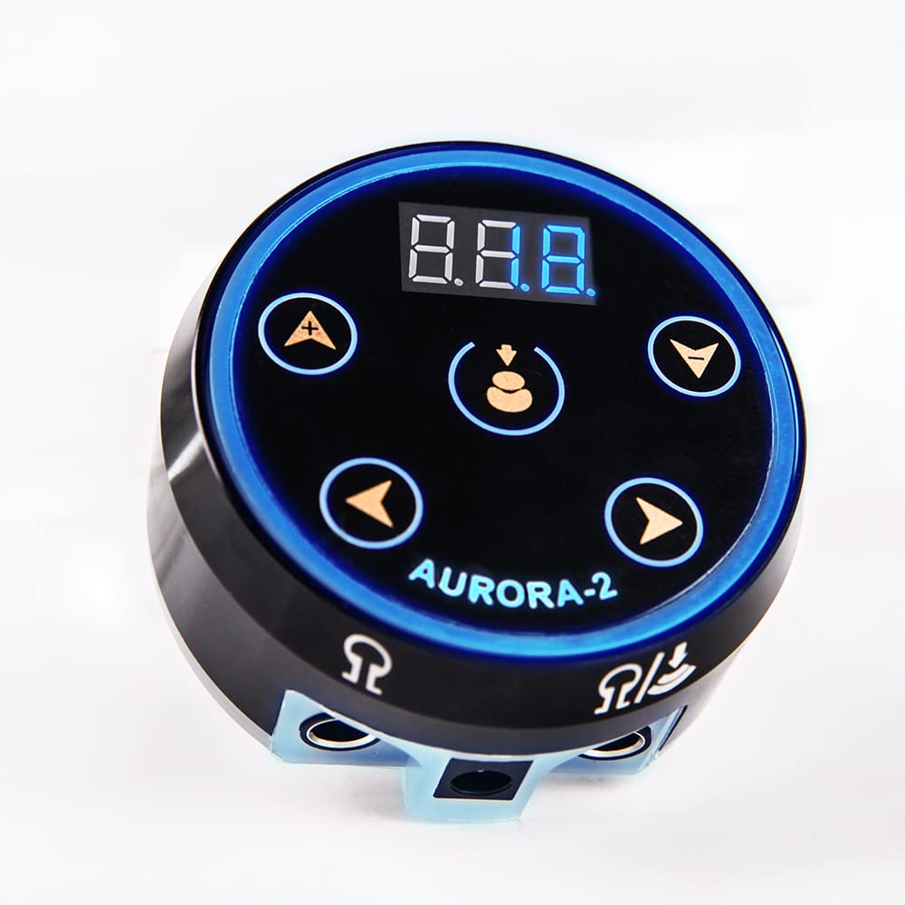 プロフェッショナルAurora II Power 2nd Genデュアル出力タトゥー電源
