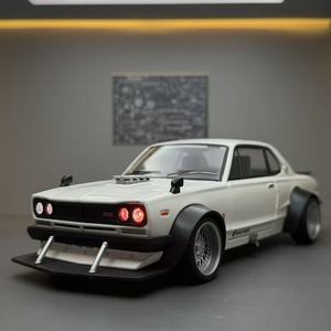 Coche de Metal Fundido a Presión 1:22 1TH <span class=keywords><strong>GTR</strong></span> V8 con Sonido y Luz, Puertas Abatibles, Decoración Coleccionable - Product Image 5