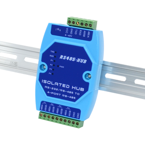 Optocoupleur industriel isolé, concentrateur de bus RS485 à 4 ports et distributeur de signal (1 entrée - 4 sorties), concentrateur RS485 industriel W731 - Product Image 1