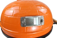 Horno Kamado SEB, el Mejor Horno Portátil para Pizza, Fácil y Rápido de Encender, Color Negro y Rojo, Horno de Leña