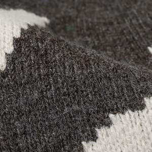 Bonnet en laine tricoté jacquard effet visage, chaud et décontracté, pour l'automne et l'hiver, grande taille - Product Image 2