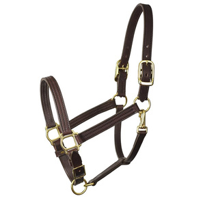 Cabestro de Cuero de Lujo para Caballo, Ajustable, de Doble Hebilla, Resistente, Personalizado al por Mayor - Product Image 1
