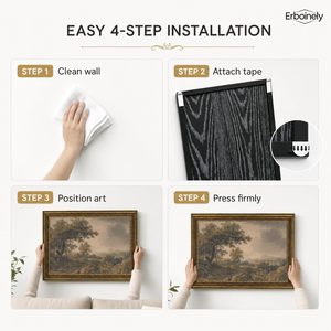 Stampa su Tela Vintage con Cornice Dorata 12x16 Pollici, Stile Rustico e Naturale, Campioni OEM ODM Pronti in Mezza Giornata - Product Image 5
