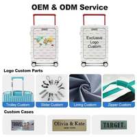 Valise à roulettes souple en tissu Oxford grande capacité OEM/ODM 20 24 28 pouces avec fermeture éclair sécurisée et roues universelles