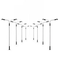 Venta Directa de Fábrica, Poste de Luz Personalizable con 4, 6, 8, 10 Metros, Poste de Lámpara Solar Inteligente, Poste de Decoración para Iluminación de Carreteras