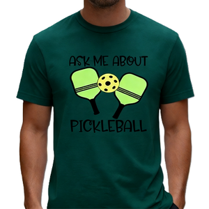 Chiedimi qualcosa sulle magliette grafiche divertenti a tema pickleball, maglietta regalo per giocatori di pickleball - Product Image 4