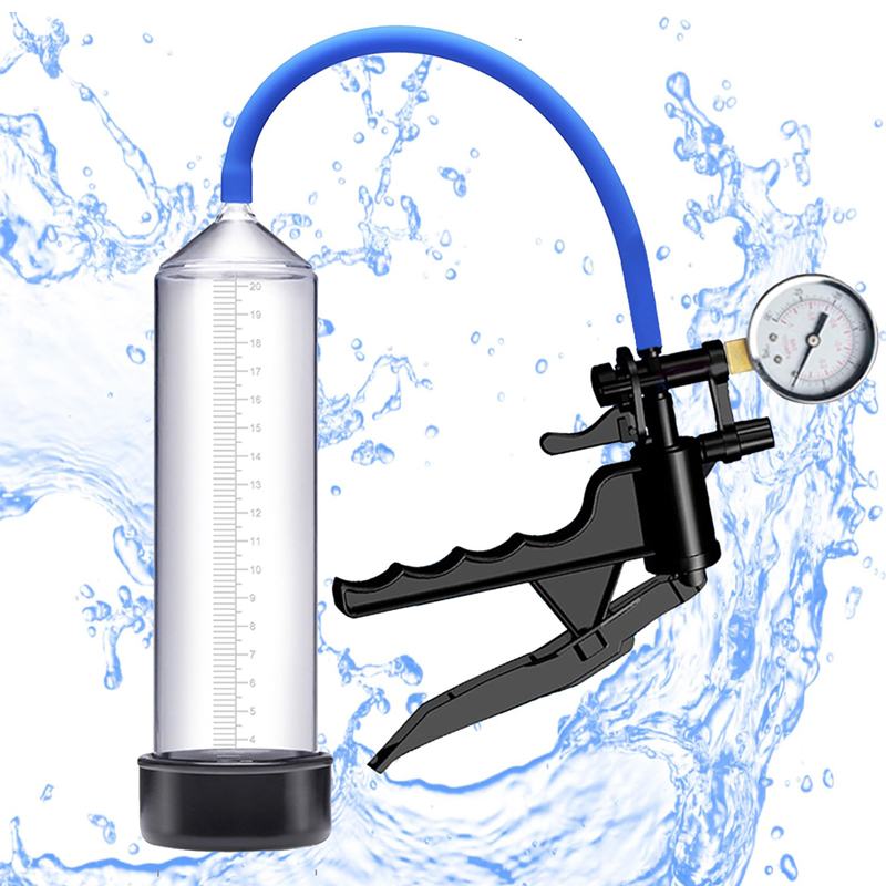 profi penispumpe Penispumpe „Pro-Gauge Power Pump” mit Druckmesser | Simples Handling |  Pipedream 1 St