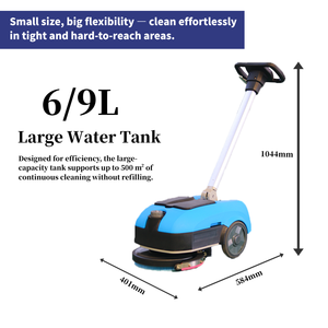 New High Efficient Small Shop <b>Walk</b> Behind Burnishing Floor Tile Scrubber Compact Design Commercial Floor Cleaning <b>Machine</b> - Product Image 3