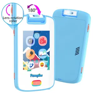 Mini aprendizagem do telefone celular Elektronische Crianças Brinquedo Celular Kinder Spielzeug Móvel Inteligente Handy Smartphone Telefon