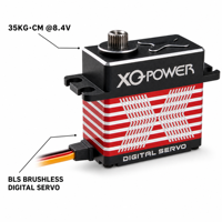 XQ-POWER XQ-BLS8135D Servo numérique sans balais 35 kg, 210 degrés, étanche, engrenage en acier inoxydable, boîtier en aluminium CNC, 8,4 V, voiture RC