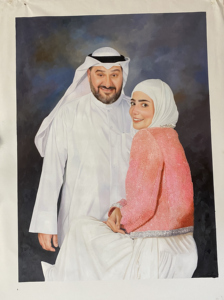 Ritratto dipinto a mano a olio per famiglie personalizzato su tela aggiungi i propri cari dalle foto regalo personalizzato pittura realistica - Product Image 2