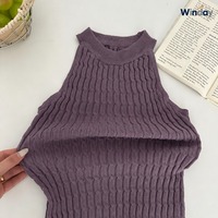 Ensembles décontractés pour femmes WINDAY, ensembles personnalisés pour femmes, vêtements en tricot personnalisés pour l'été, ensemble deux pièces pour femmes