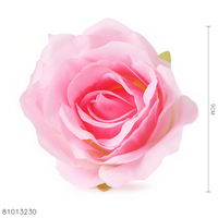 Têtes de roses artificielles ivoire sans tige, roses artificielles pour l'artisanat, la décoration de mariage et de fête