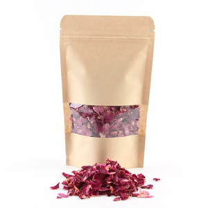 Pétales de <span class=keywords><strong>Rose</strong></span> rouge séchées de haute qualité pétale de fleur de <span class=keywords><strong>Rose</strong></span> comestible pour la décoration de gâteau de thé confettis de mariage bougie fabrication de savon - Product Image 5