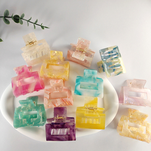 กิ๊บติดผมอะซิเตทลายหินอ่อนสีมุกขนาด 5 ซม. รุ่น IT110-5 ปรับแต่งสีโลโก้ได้ สำหรับผู้หญิงและเด็กผู้หญิง - Product Image 4