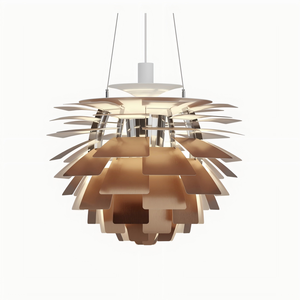 Lampadario a sospensione moderno minimalista in stile danese PH Artichoke, con foglie in alluminio <span class=keywords><strong>e</strong></span> design a cono di pino, per studio <span class=keywords><strong>e</strong></span> bar - Product Image 1