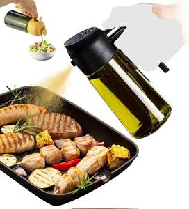 470ml <b>Mist</b> 2 in 1 Olive Oil Dispenser <b>Bottle</b> Premium Glass Oil <b>Spray</b> <b>Bottle</b> Oil Sprayer for Cooking - Product Image 2