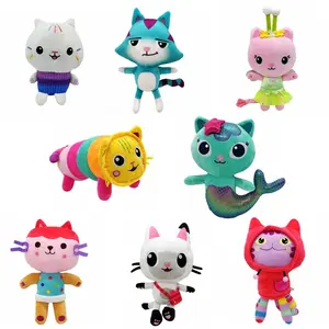 CPC CE Adorável Animais De Pelúcia Casa Gato Pelúcia Boneca De Pelúcia Animais De Pelúcia Sereia Gabby Dollhouse Gaby Toy