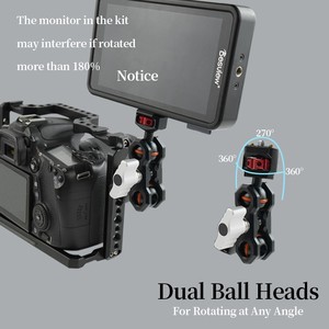Tốt nhất có thể thu vào arri pins 360 độ xoay 12 IB khả năng chịu tải ma thuật cánh tay màn hình cho cameralight phụ kiện - Product Image 4