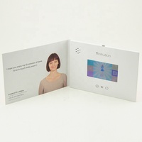 Brochure vidéo publicitaire électronique d'entreprise, carte promotionnelle, impression personnalisée, écran LCD, livre, catalogue numérique, musique sur papier