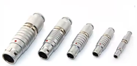 4.2-5.2mm 직경 케이블 용 FGG 0B 커넥터 스트레이트 플러그 2 3 4 5 6 7 9 핀 항공 플러그
