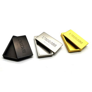 Mini Envase de Metal Negro Mate para Perfume Sólido, Crema, Bálsamo, Utilizado como Caja de Regalo - Product Image 3