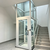 Promotion : Ascenseur hydraulique domestique certifié CE, faible niveau sonore, économe en énergie, conception sécurisée pour villas de luxe et maisons privées