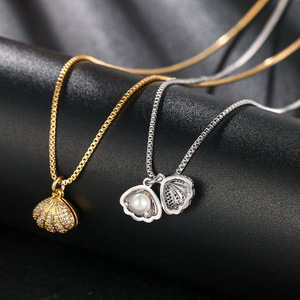 <span class=keywords><strong>Collana</strong></span> pendente <span class=keywords><strong>con</strong></span> ostriche di perle - Product Image 2