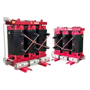 Transformador eléctrico de tipo seco 750kva Transformador de potencia de aumento de 3 fases 240V 13.8kv Autotransformador rojo de metal Toroidal 50Hz