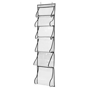 Hot Selling Foldable Over-the-Door Hanging Organizer for <b>Wardrobe</b> Clothing Storage Multifunctional Large Capacity Handbag - Product Image 2