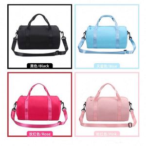 Sac de sport pliable à fermeture éclair en nylon de haute qualité avec logo personnalisé imprimé, grande capacité pour le yoga et la remise en forme - Product Image 2