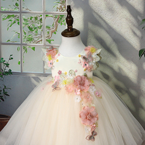 <span class=keywords><strong>Bambina</strong></span> di 1-6 anni su misura <span class=keywords><strong>principessa</strong></span> Appliques grande arco abito squisito per bambini festa abito <span class=keywords><strong>da</strong></span> sera - Product Image 3