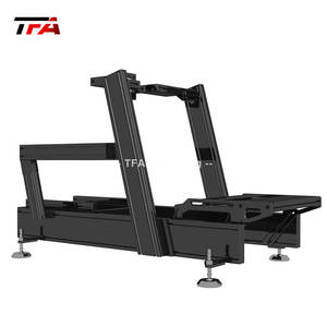 Kits de cabina de carreras Sim de aluminio de nuevo diseño con o sin kits de plataforma de movimiento para juego VR Simulador de conducción de automóviles VR Precio - Product Image 5