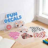 Nouveaux autocollants en vinyle durables, imperméables, résistants au soleil, écologiques, imprimés sur mesure, découpés, mignons, de dessins animés, pour téléphone portable, ordinateur