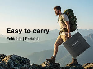 SolarPlay S200 Paneles Solares Plegables Innovadores de 200W en Color Negro con 23.4% de Eficiencia, Tamaño de Celda de 210mmx210mm para Uso Doméstico e Industrial - Product Image 6