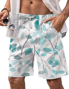 Short de course à séchage rapide pour hommes, motif léopard, entraînement sportif, <span class=keywords><strong>musculation</strong></span>, pantalons de plage, 1 pièce - Product Image 3