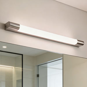 IP44 Waterproof Polished Chrome <b>LED</b> Indoor Wall Sconce Lighting Modern Brushed <b>LED</b> Bathroom <b>Vanity</b> Fixture for Over <b>Mirror</b> - Product Image 1