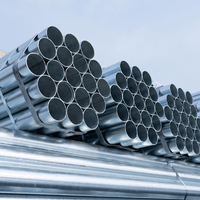 Tube creux soudé ERW Q235B galvanisé à chaud avec revêtement en zinc Z180 pour pipeline d'eau municipale