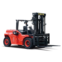 Chariot élévateur diesel hydraulique HANGCHA série A de 8 à 10 tonnes avec accessoires et pièces en option pour une bonne vente