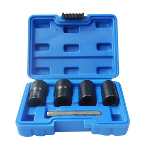 Extracteur de vis et d'écrous cassés, outil à douille efficace pour retirer les vis hexagonales pour l'extraction de vis et d'écrous cassés - Product Image 1