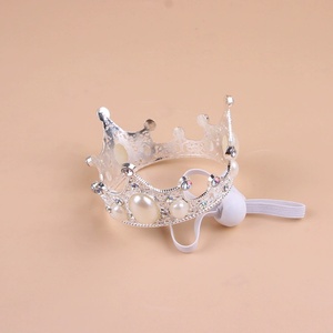 Neue trend ige Hunde und Katzen Party Muster Legierung Crown Pet Kopf bedeckung Cross-Border Shining Crown Pet <span class=keywords><strong>Hat</strong></span> für Geburtstag und Feiertage - Product Image 4