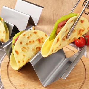 ที่วางพิซซ่าทาโก้สแตนเลส<span class=keywords><strong>2</strong></span> <span class=keywords><strong>3</strong></span> 4แพ็คอุปกรณ์อบขนม - Product Image 5