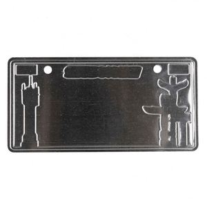 Plaque Métallique Vintage Personnalisée, Plaque d'Immatriculation de Voiture, Accessoire Décoratif - Product Image 3